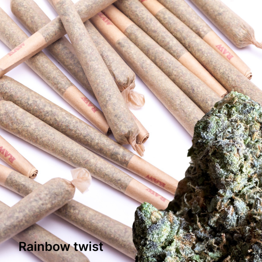 Top Shelf THCA Pre Roll Rainbow Twist (31.36) Greene Hemp Co.